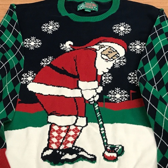 Ugly Christmas Sweater Sweaters Ugly Christmas Sweater Size Large